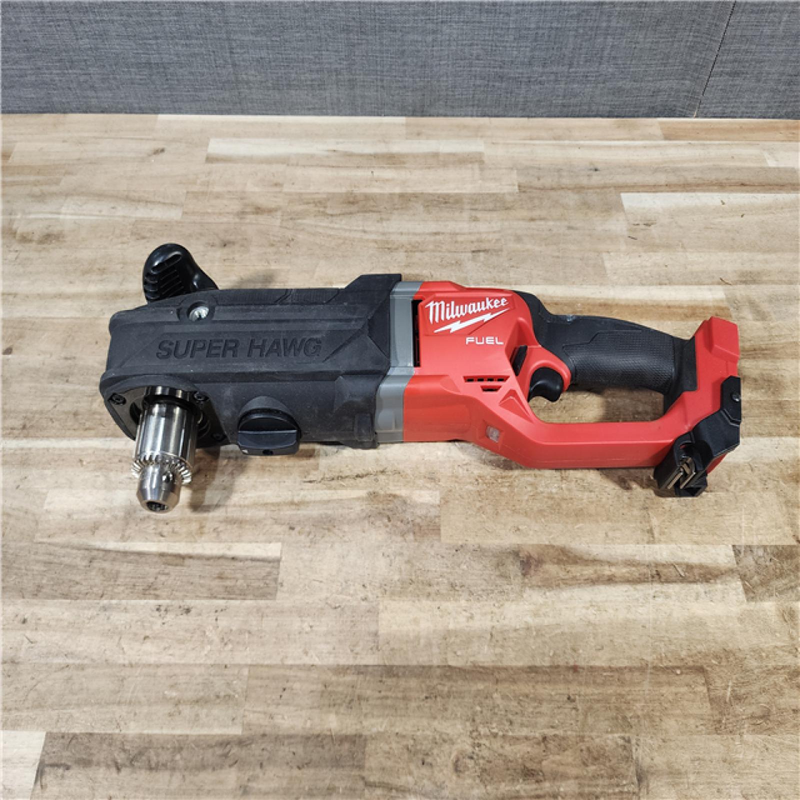 HOUSTON LOCATION - AS - IS Milwaukee FUEL 18V Lithium-Ion Brushless Cordless GEN 2 SUPER HAWG 1/2 in. Right Angle Drill (Tool-Only)