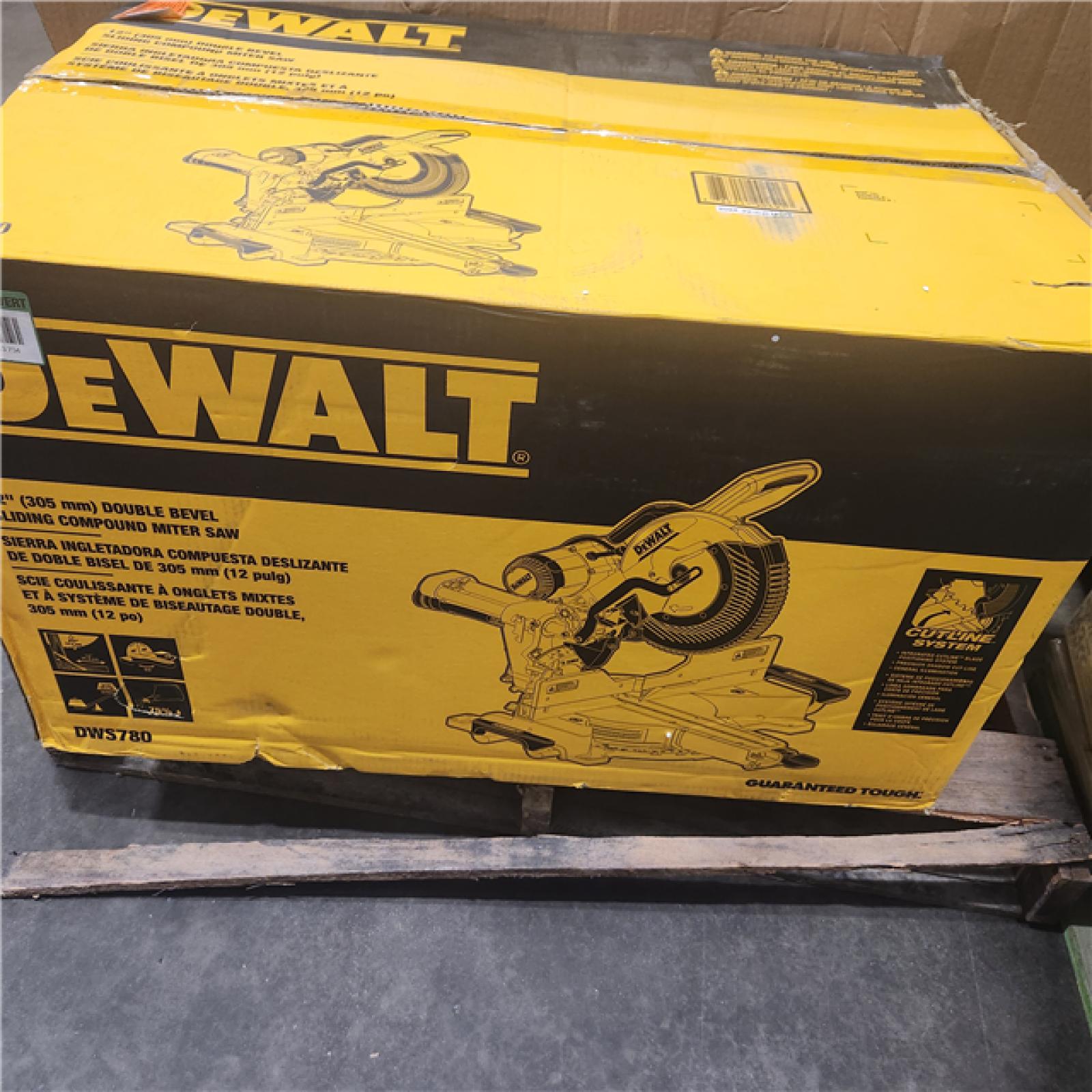 As-Is- DeWALT  12in Double Bevel Sliding Compound Miter Saw
