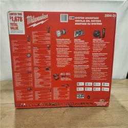 AS-IS- Milwaukee 18-Volt Lithium-Ion Cordless (9-Tool) Combo Kit