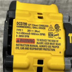 AS-IS DEWALT ATOMIC 20V Lithium-Ion Cordless 1/2 in. Hammer Drill Kit