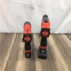 AS-IS Milwaukee FUEL 12-Volt Lithium-Ion Brushless Cordless Hammer Drill and Impact Driver Combo Kit