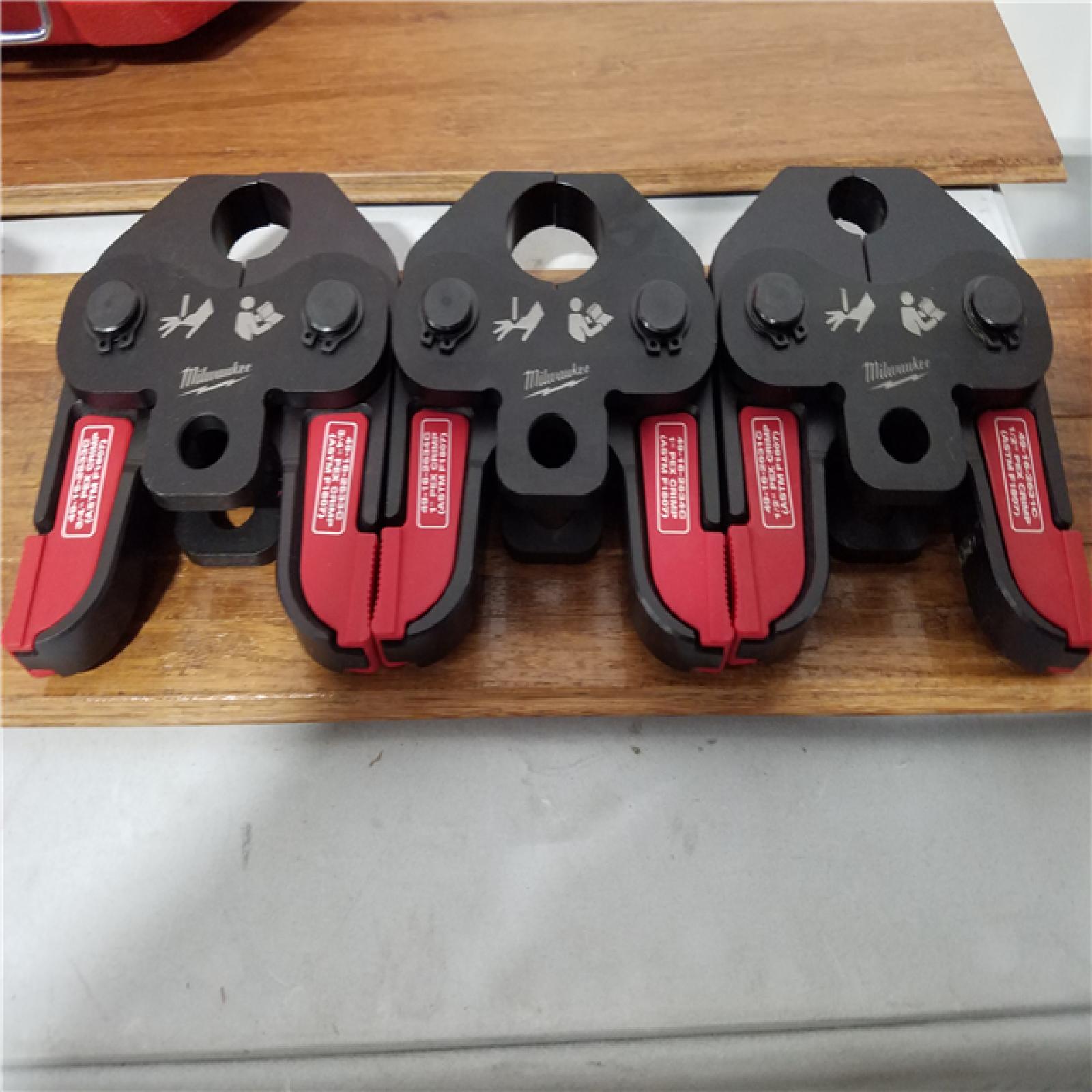 California NEW Milwaukee M18 Short Throw Press Tool with Pex Crimp Jaws  Includes (2) Batteries  Charger and Hard Case