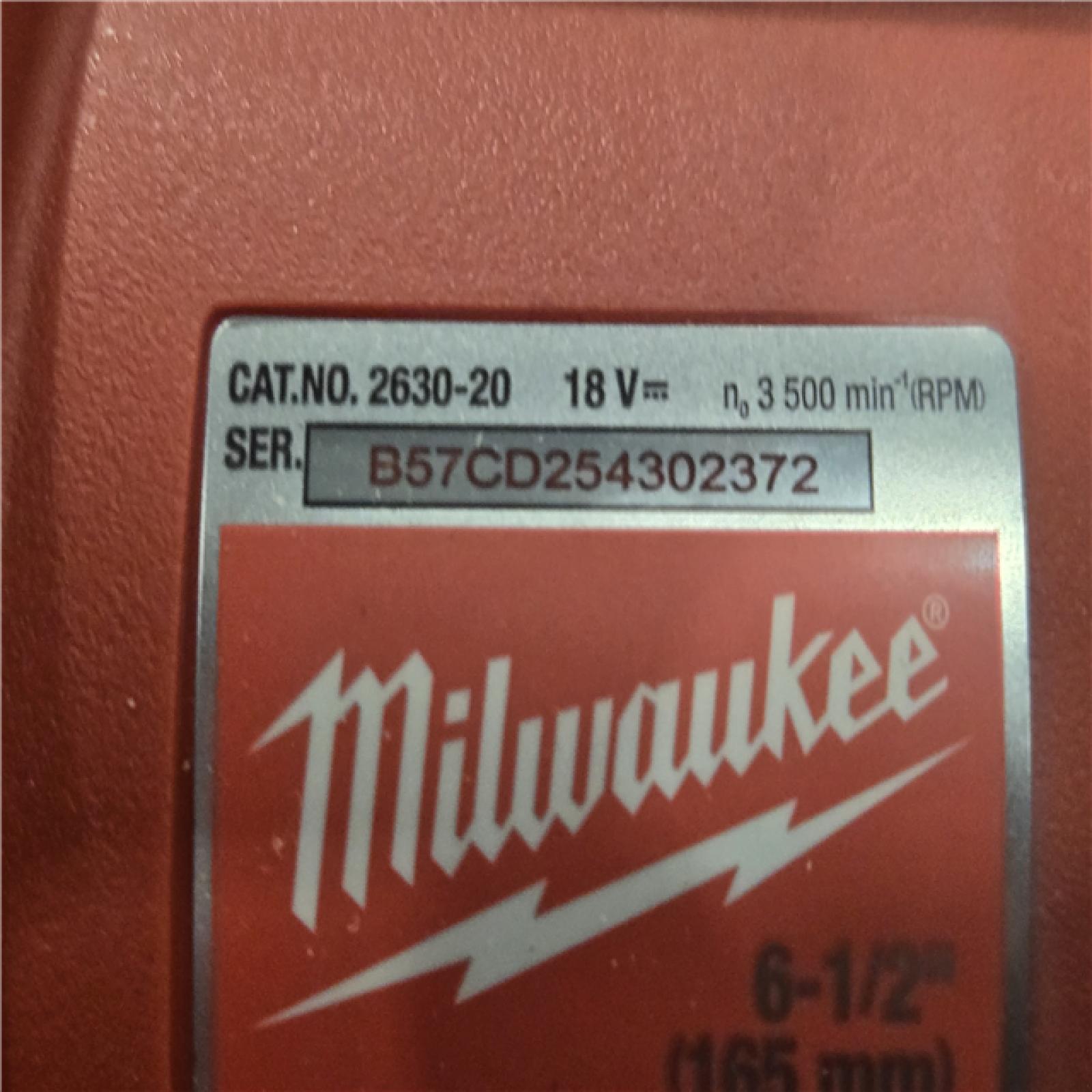 AS-IS Milwaukee 18V Cordless 6-1/2 in. Circular Saw (Tool-Only)