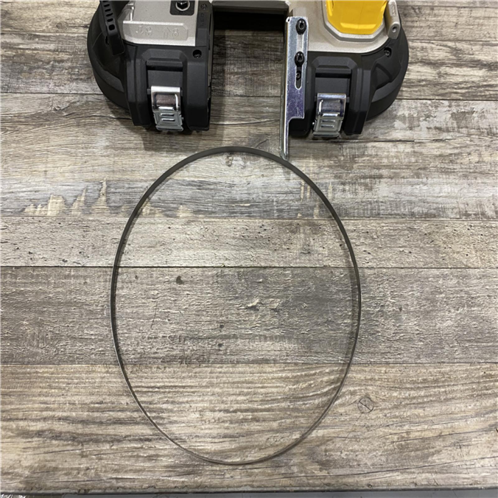 AS-IS DEWALT 20-Volt MAX 3-3/8 in. Cordless Brushless Bandsaw (Tool-Only)