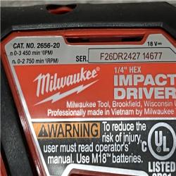 AS-IS Milwaukee 18V Lithium-Ion Cordless Drill Driver/Impact Driver Combo Kit