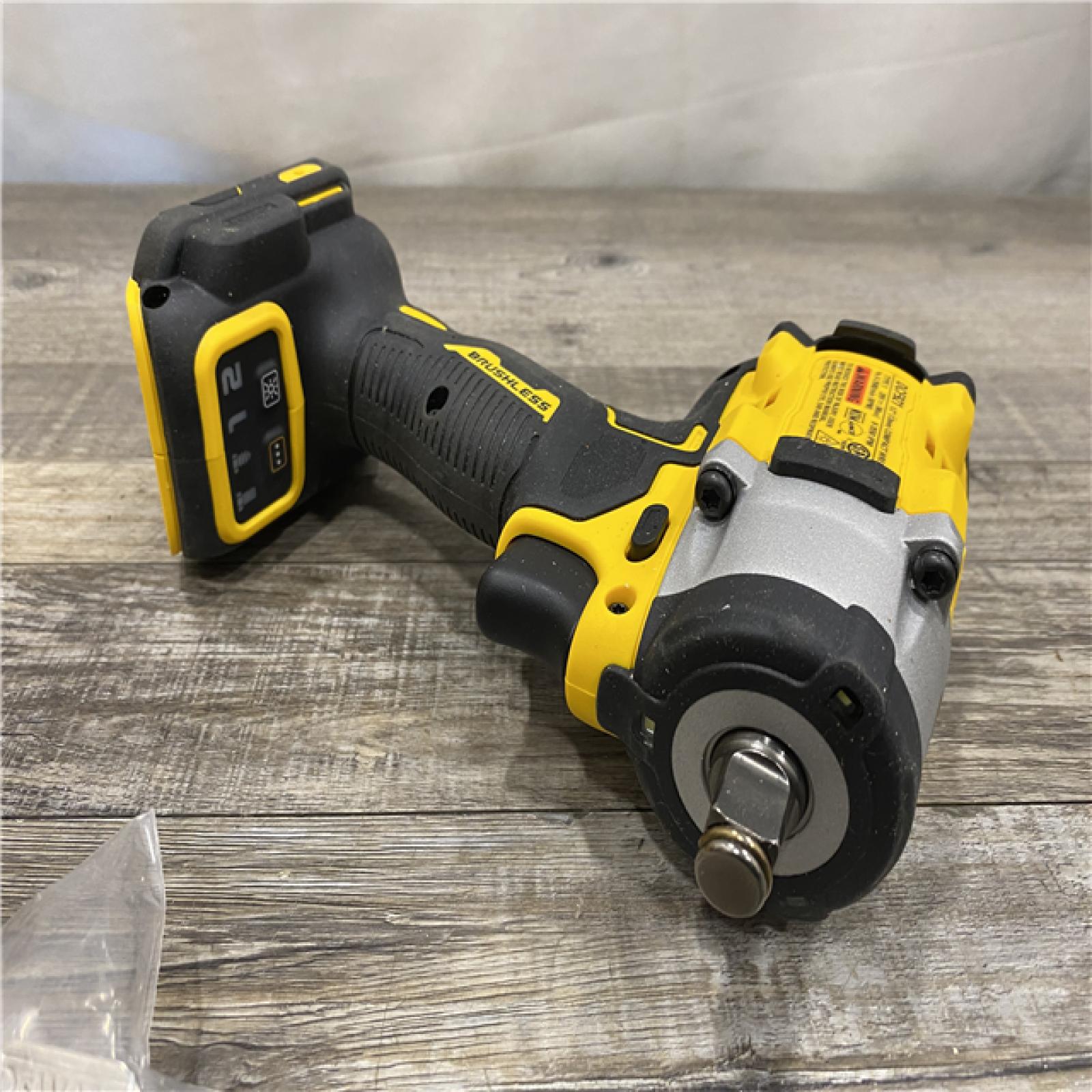 AS-IS DEWALT ATOMIC 20V MAX Cordless Brushless 1/2 in. Variable Speed Impact Wrench (Tool Only)