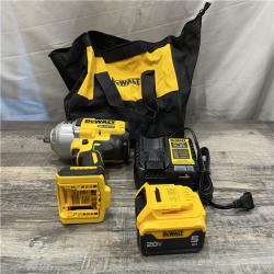 AS-IS DEWALT 20V MAX Lithium-Ion Cordless 1/2 in. Impact Wrench Kit