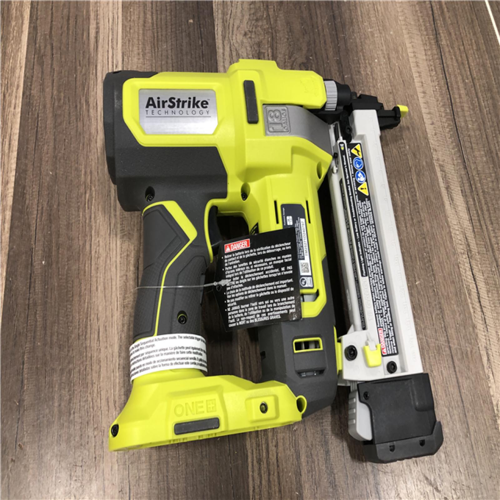 AS-IS RYOBI ONE+ 18V 18-Gauge Cordless AirStrike Narrow Crown Stapler (Tool Only)