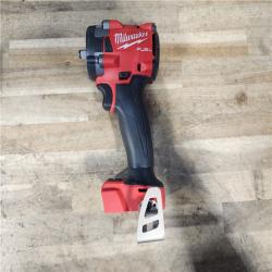 HOUSTON LOCATION - AS-IS Milwaukee FUEL GEN-3 18V Lithium-Ion Brushless Cordless 3/8 in. Compact Impact Wrench with Friction Ring W/ BATTERY & CHARGER