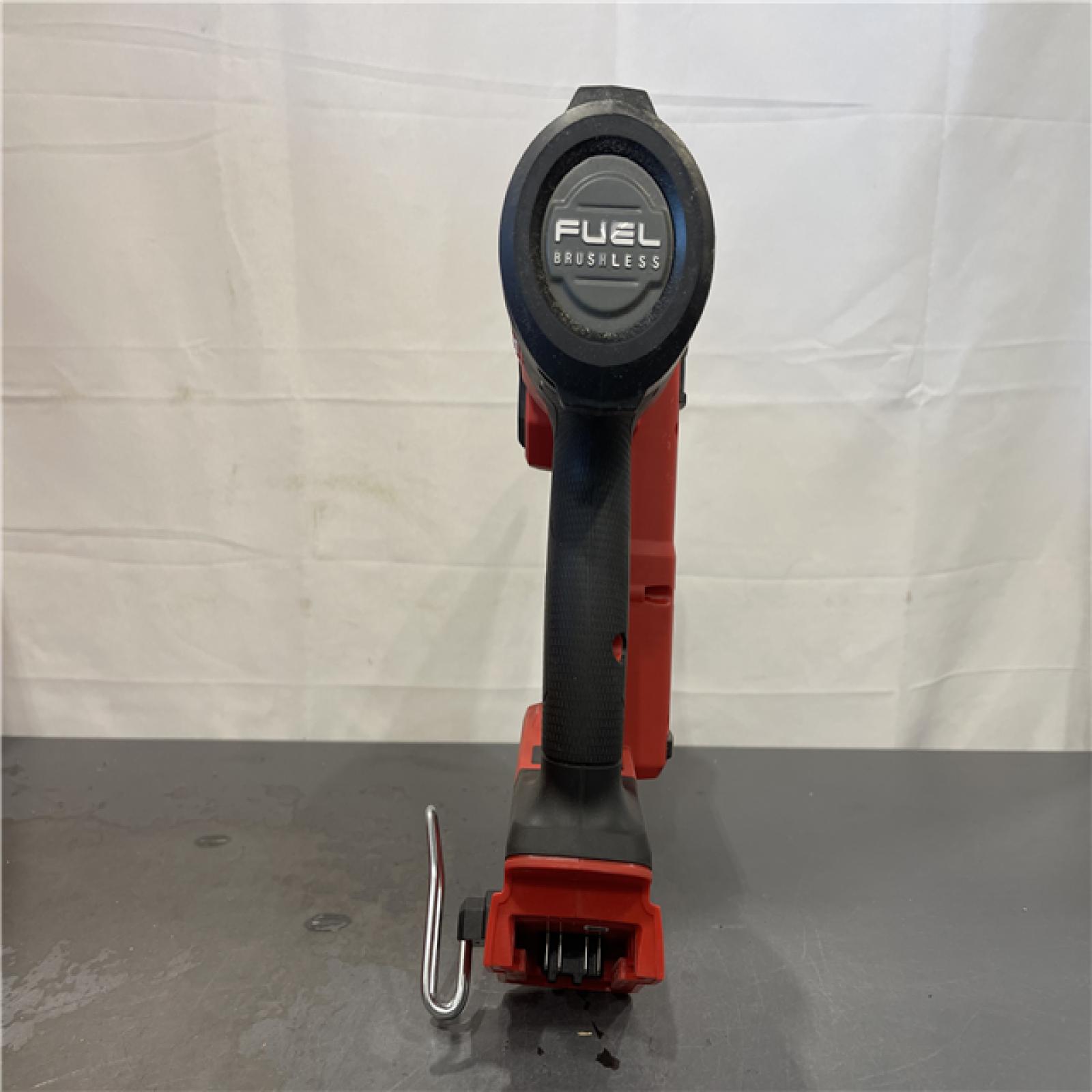 AS-IS- MILWAUKEE FUEL 18V Cordless 18-Gauge 1/4 in. Narrow Crown Stapler (Tool-Only)