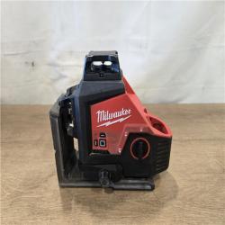 AS-IS Milwaukee 12V Cordless Green 250 ft. 3-Plane Laser Level Kit