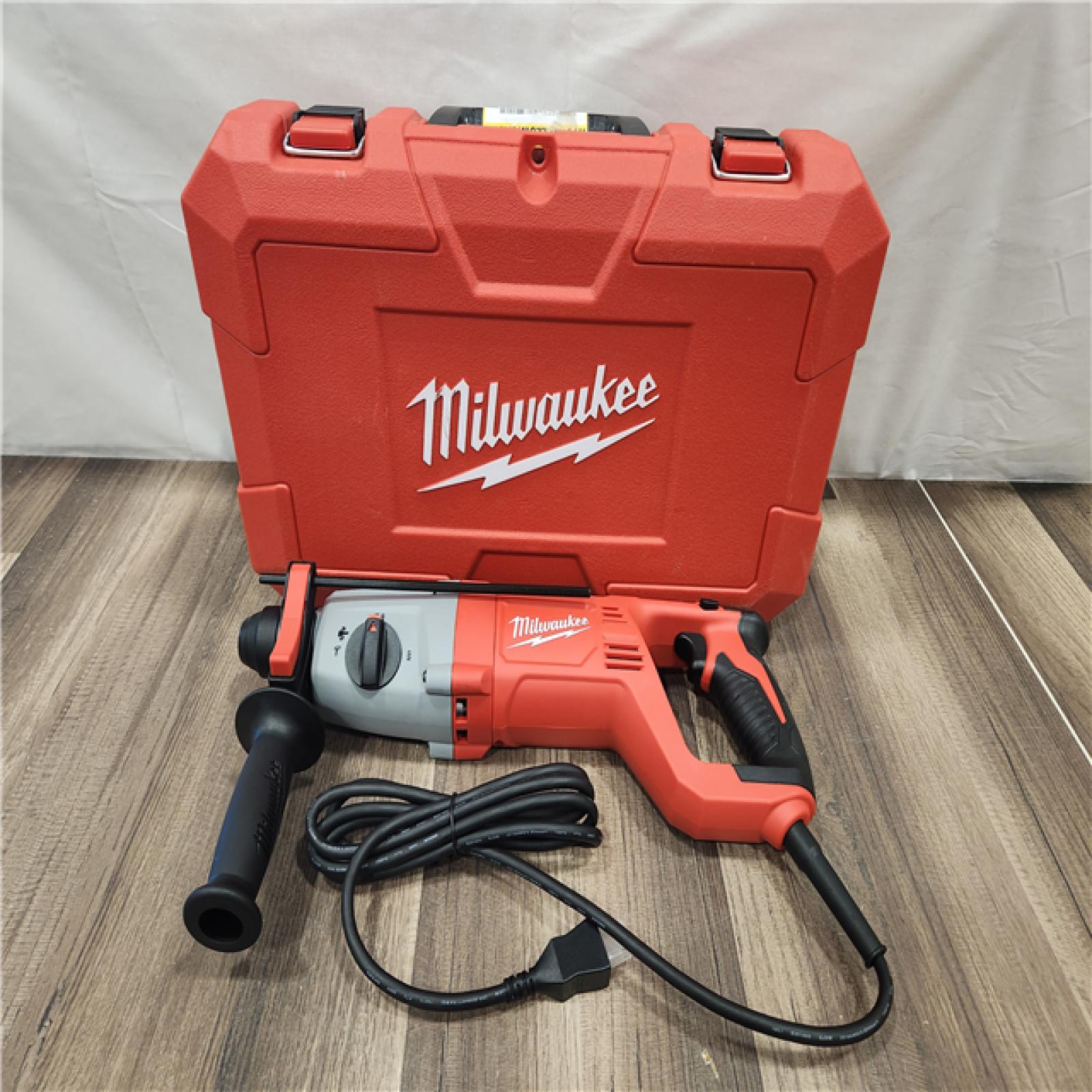 AS-IS- Milwaukee 1 in. SDS Plus D-Handle Rotary Hammer w/ Case (Tool-Only)