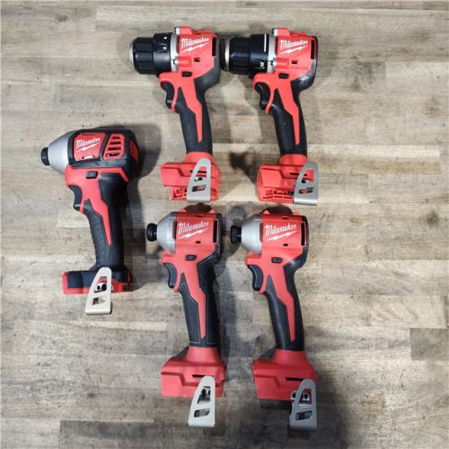HOUSTON LOCATION - AS-IS MILWAUKEE 5 TOOL COMBO