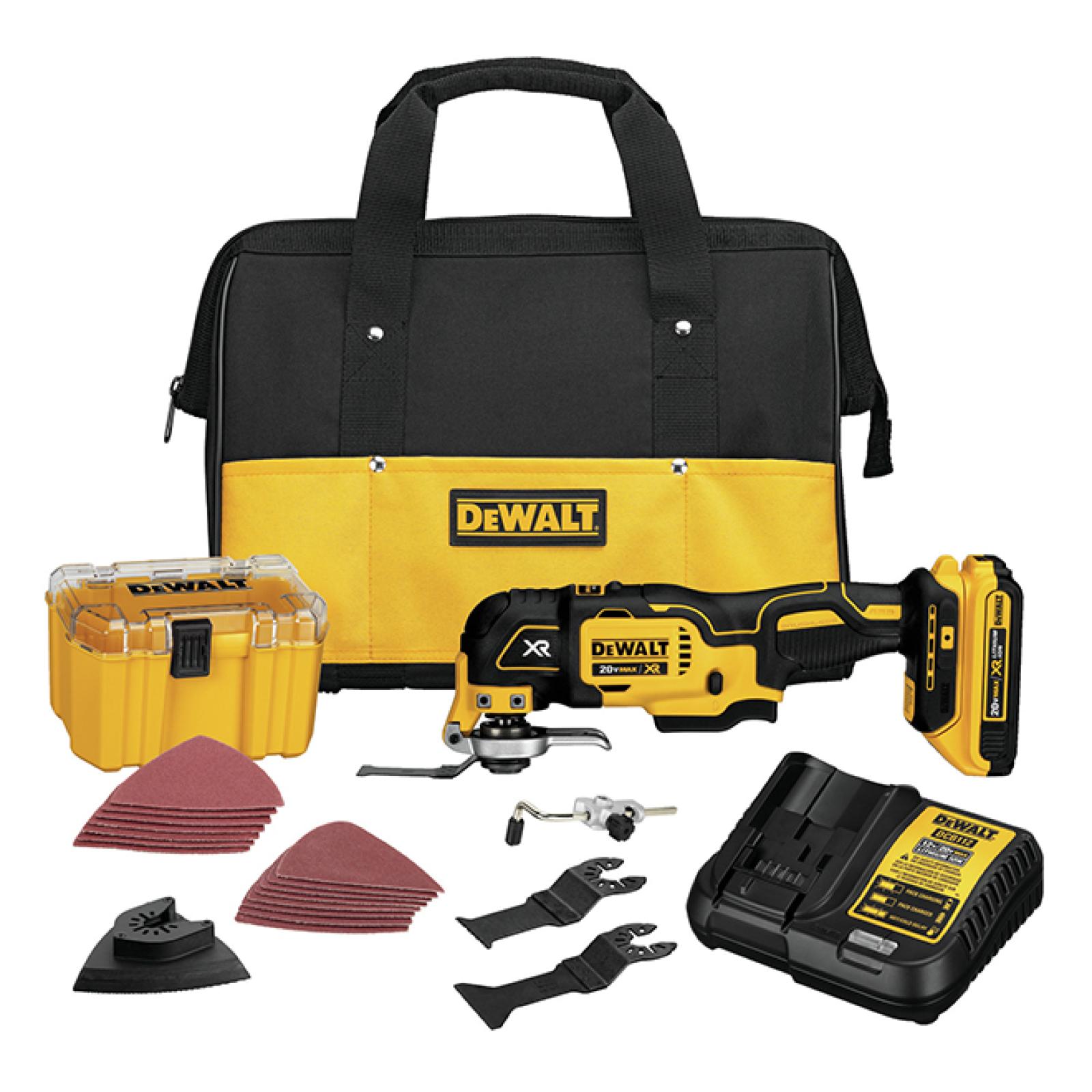 NEW - DEWALT 20V MAX XR Cordless Brushless 3-Speed Oscillating Multi Tool Kit