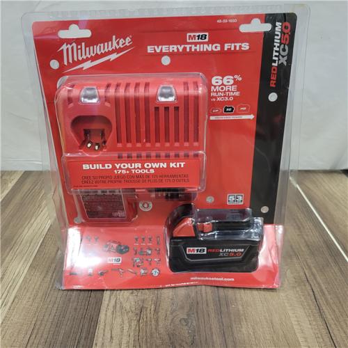 NEW! Milwaukee M18 18-Volt Lithium-Ion XC Battery Starter Kit