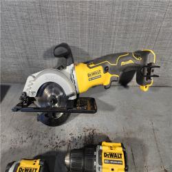HOUSTON LOCATION - AS-IS DEWALT 3 TOOL COMBO KIT W/ (2) BATTERY & CHARGER