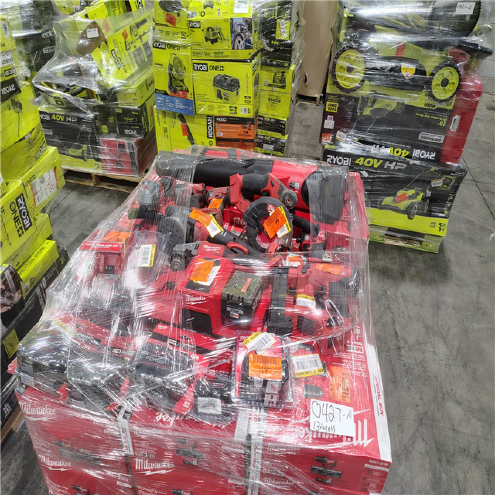 Pittston Location AS-IS Power Tools Partial Truckload (13 Pallets) 0427-A