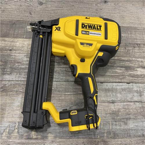 AS-IS DEWALT 20V MAX XR Lithium-Ion Electric Cordless 18-Gauge Brad Nailer (Tool Only)