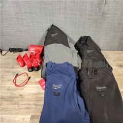 HOUSTON LOCATION - AS-IS MILWAUKEE 4 HEATED CLOTHING COMBO KIT