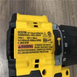AS-IS DEWALT ATOMIC 20-Volt MAX Brushless Cordless 1/2 in. Hammer Drill (Tool-Only)