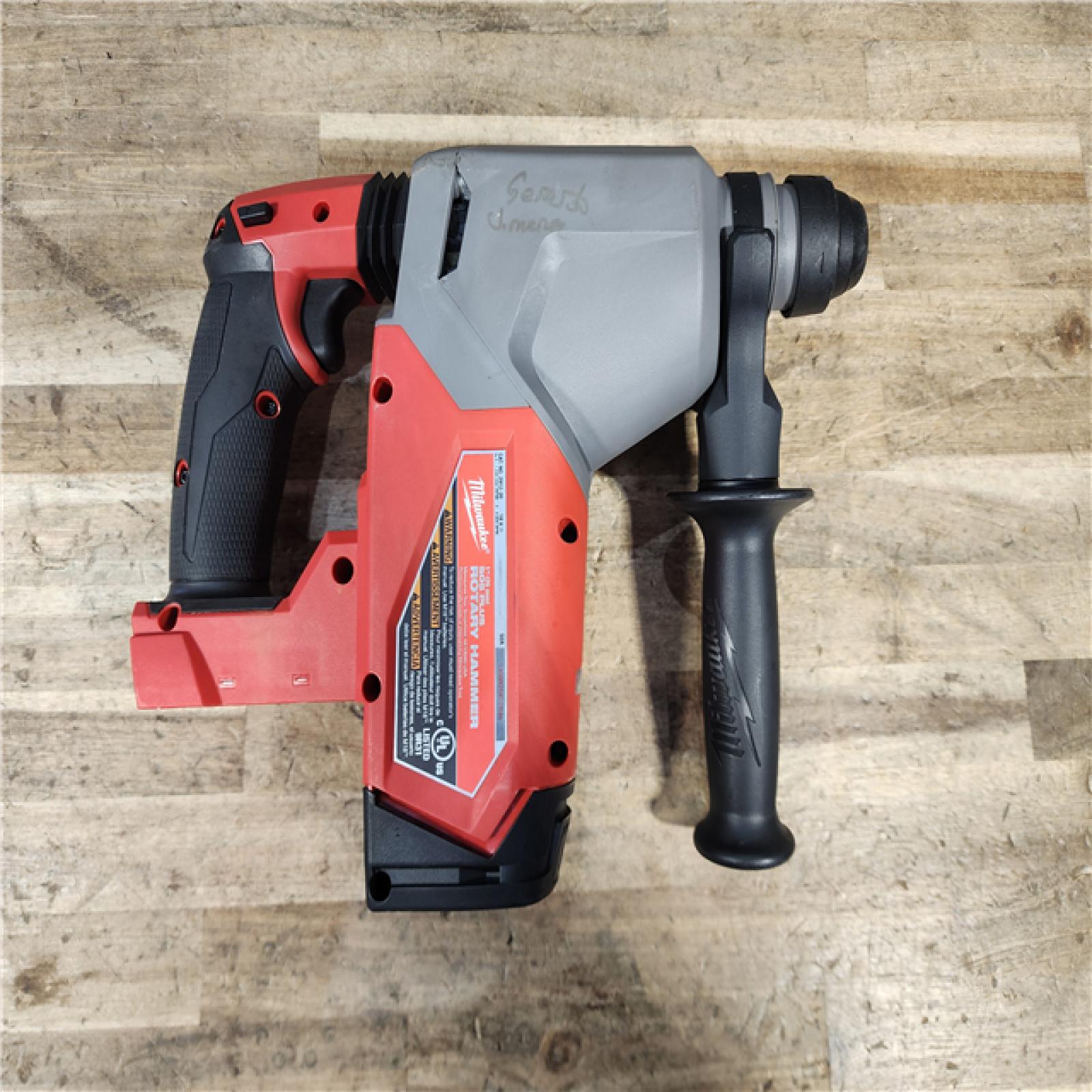 HOUSTON LOCATION - AS-IS Milwaukee  FUEL 18V Lithium-Ion Brushless Cordless 1 in. SDS-Plus Rotary Hammer (Tool-Only)