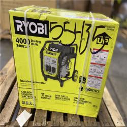 DALLAS LOCATION - RYOBI 4000-Watt Recoil Start Gasoline Powered Inverter Generator with CO Shutdown