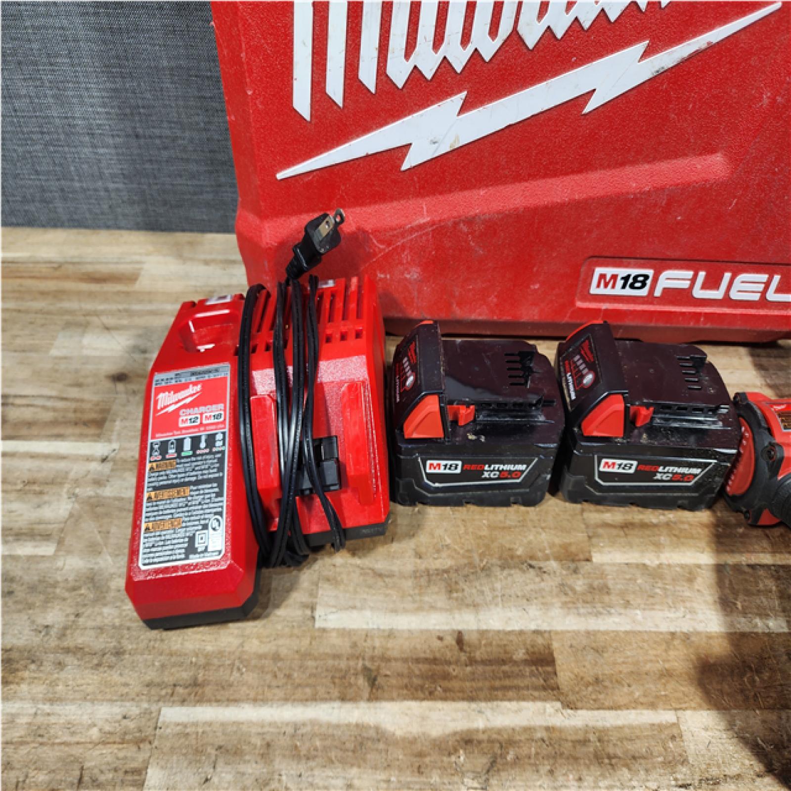 HOUSTON LOCATION - AS - IS Milwaukee FUEL 18V Lithium-Ion Brushless Cordless Hammer Drill and Impact Driver Combo Kit