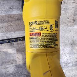 HOUSTON LOCATION - AS-IS DEWALT 20V MAX Cordless Brushless 1 in. SDS Plus D-Handle Concrete and Masonry Rotary Hammer (Tool Only)