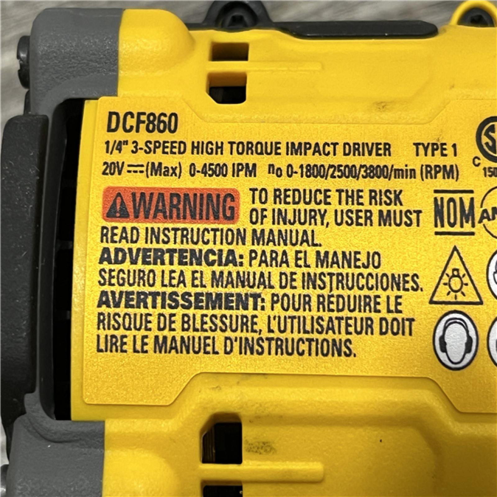 AS-IS DEWALT 20V MAX XR Cordless Impact Driver (Tool Only)