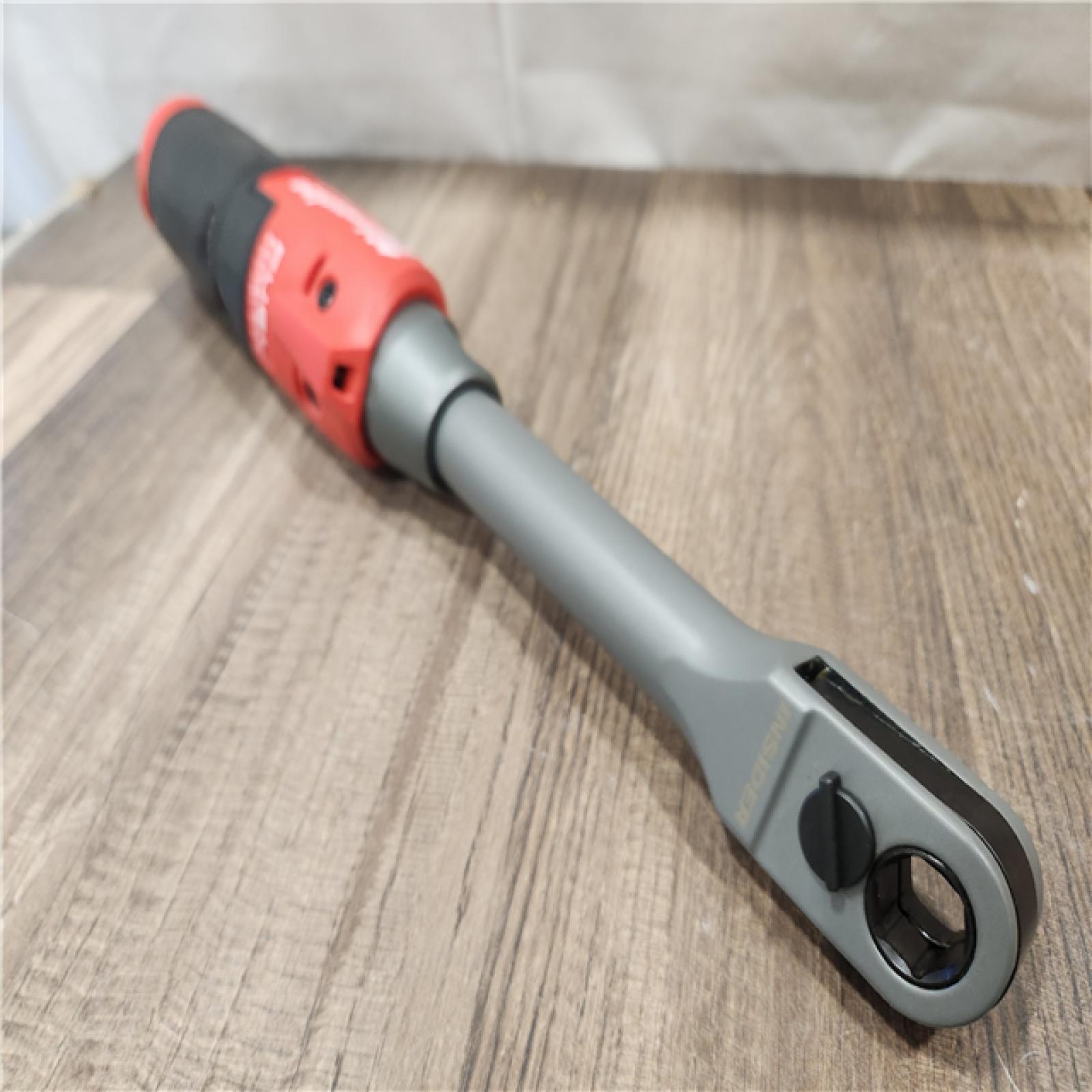 AS-IS- Milwaukee M12 FUEL INSIDER Extended Reach Box Ratchet (Tool-Only)