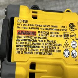 AS-IS DEWALT 20V MAX XR Cordless Impact Driver (Tool Only)