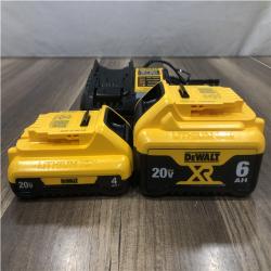 AS-IS DEWALT 20V MAX Lithium-Ion 6.0Ah and 4.0Ah Battery and Charger Starter Kit