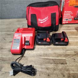 HOUSTON LOCATION - AS-IS Milwaukee 18V Cordless Brushed 2-Tool Drill/Driver and Impact Driver Kit
