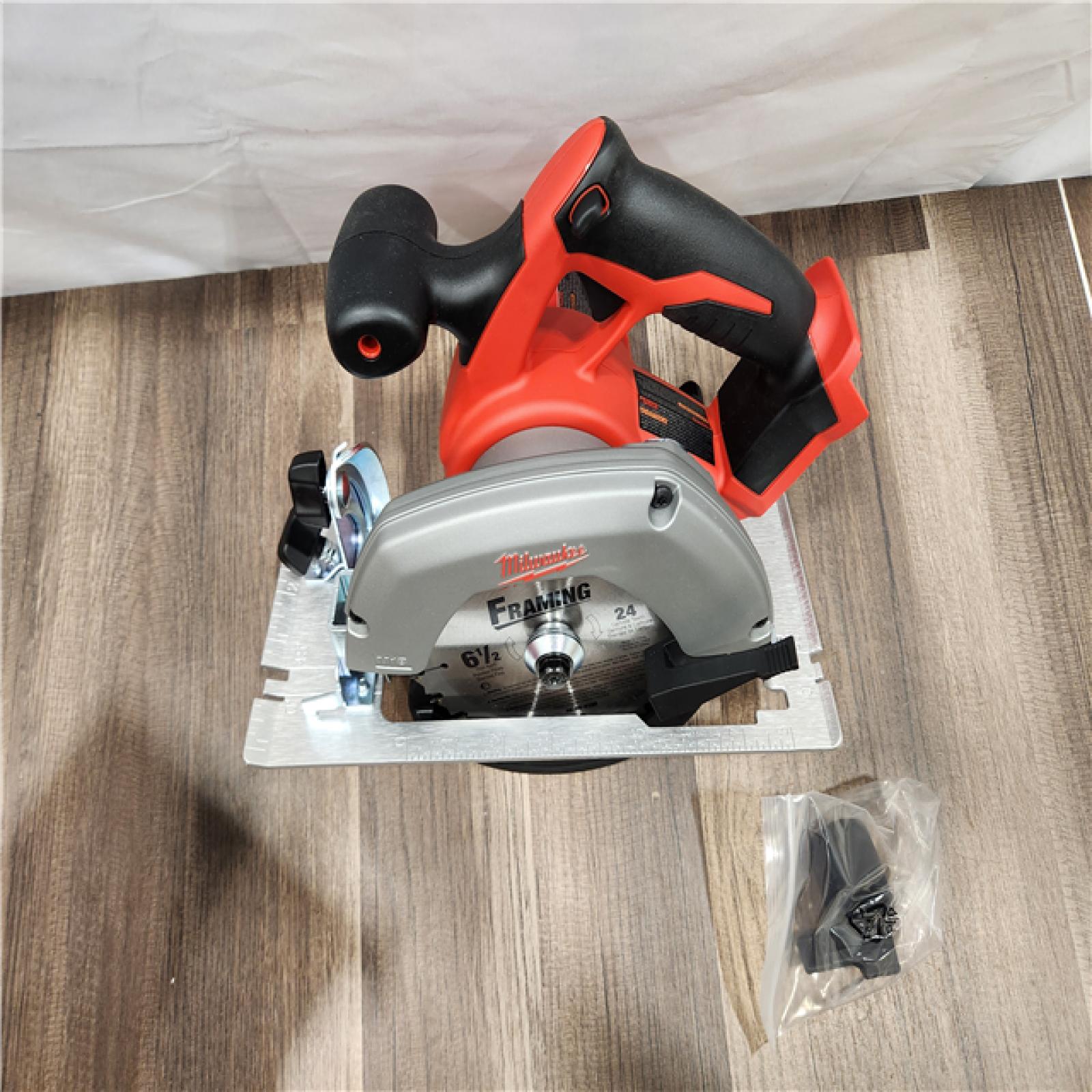 AS-IS Milwaukee M18 18V Lithium-Ion Cordless 6-1/2 in. Circular Saw (Tool-Only)