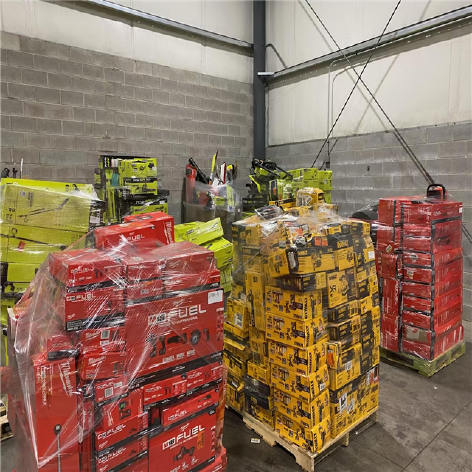 Pittston Location As-Is Power Tools Partial Truckload (10 Pallets) 2484-B