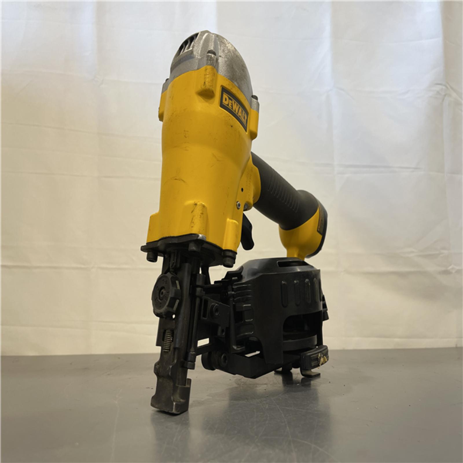 AS-IS - DeWalt 1-3/4 in. 15 Degree Pneumatic Coil Roofing Nailer