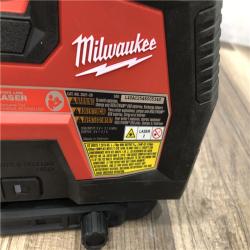 AS-IS Milwaukee 100 ft. REDLITHIUM Lithium-Ion USB Green Rechargeable Cross Line Laser Level with Charger