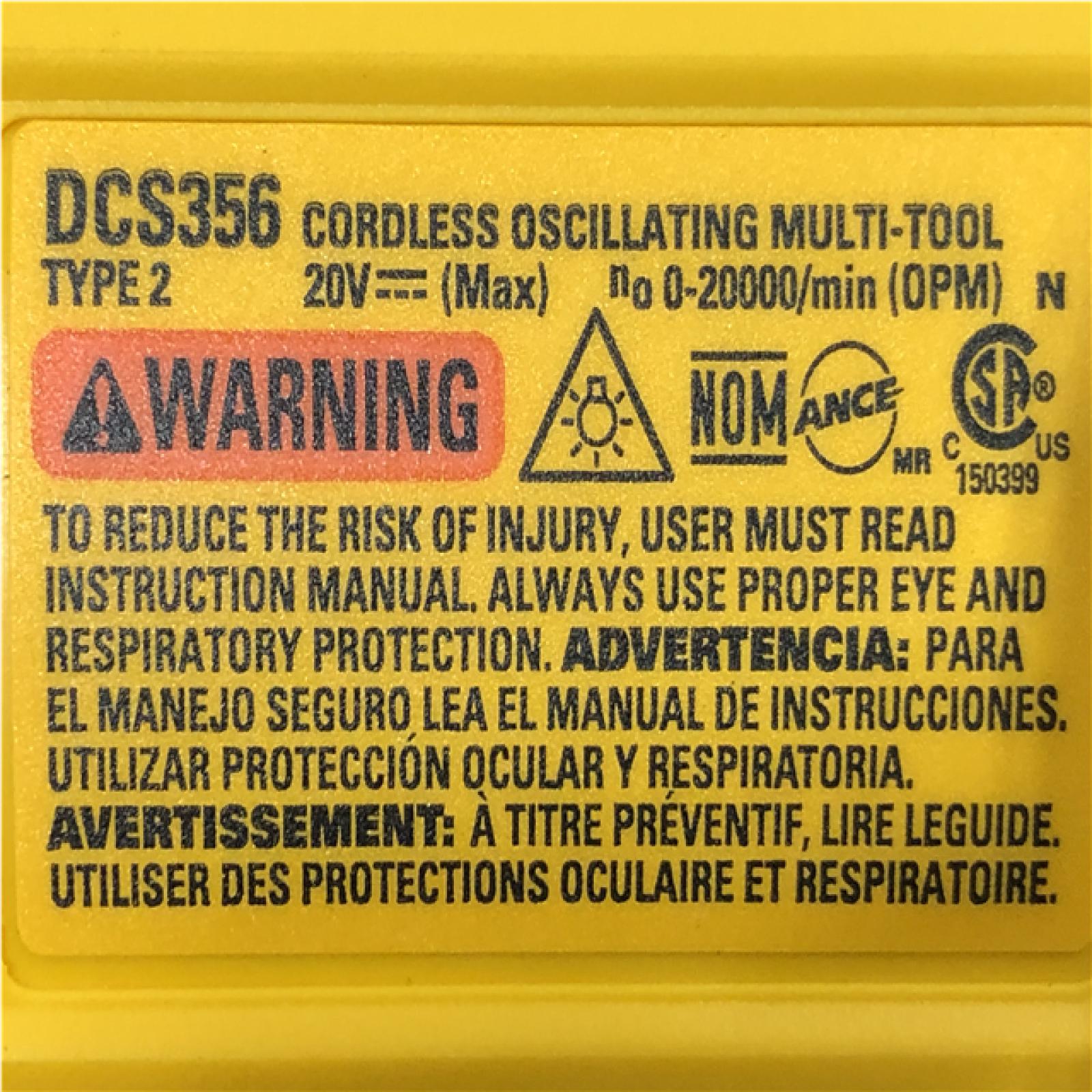 AS-IS DeWalt 20V MAX Cordless Brushed 7 Tool Combo Kit