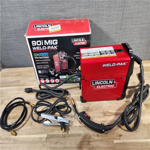 HOUSTON LOCATION - AS-IS Lincoln Electric WELD-PAK 90i MIG and Flux-Cored Wire Feeder Welder with Gas Regulator