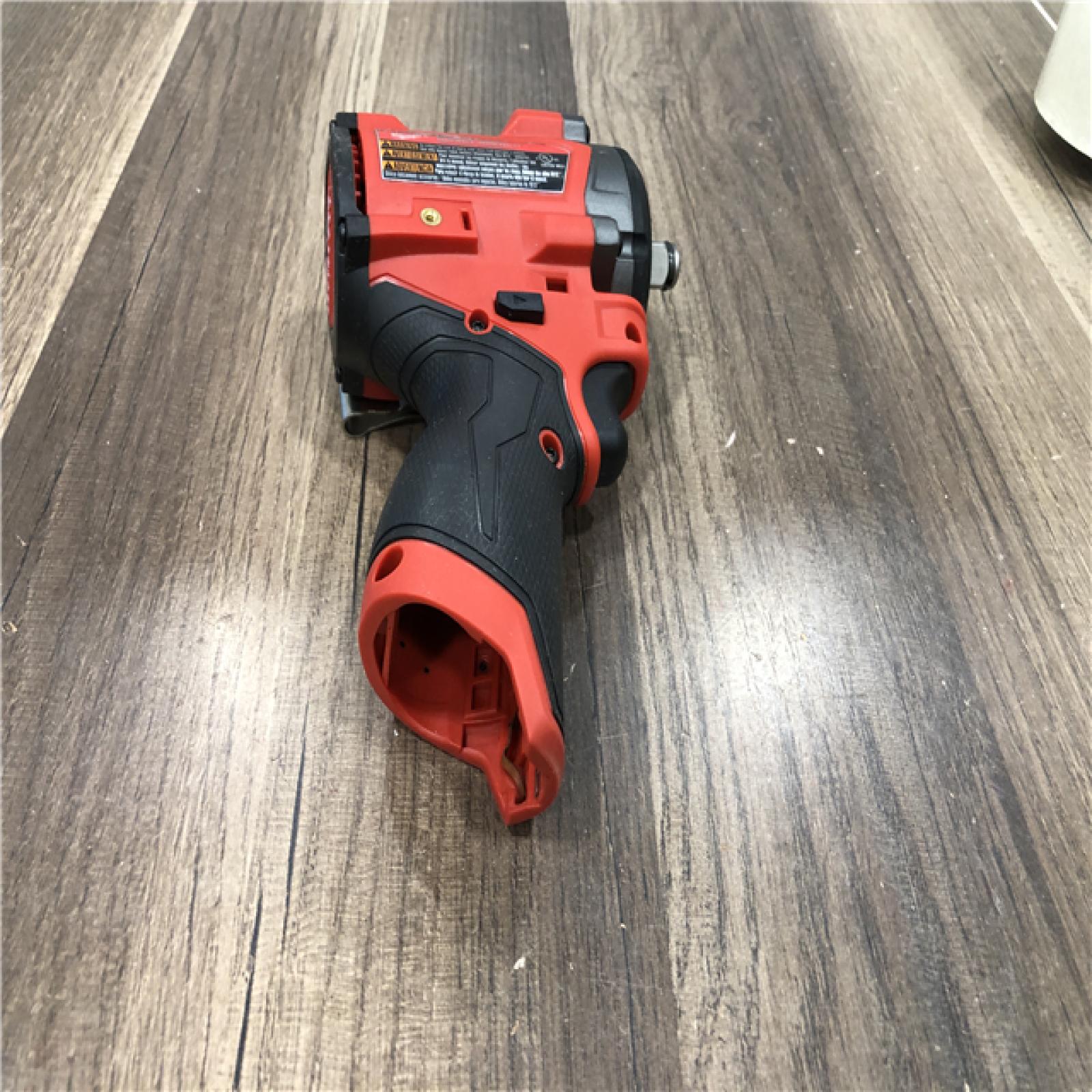 AS-IS Milwaukee FUEL 12V Lithium-Ion Brushless Cordless Stubby 1/2 in. Impact Wrench (Tool-Only)
