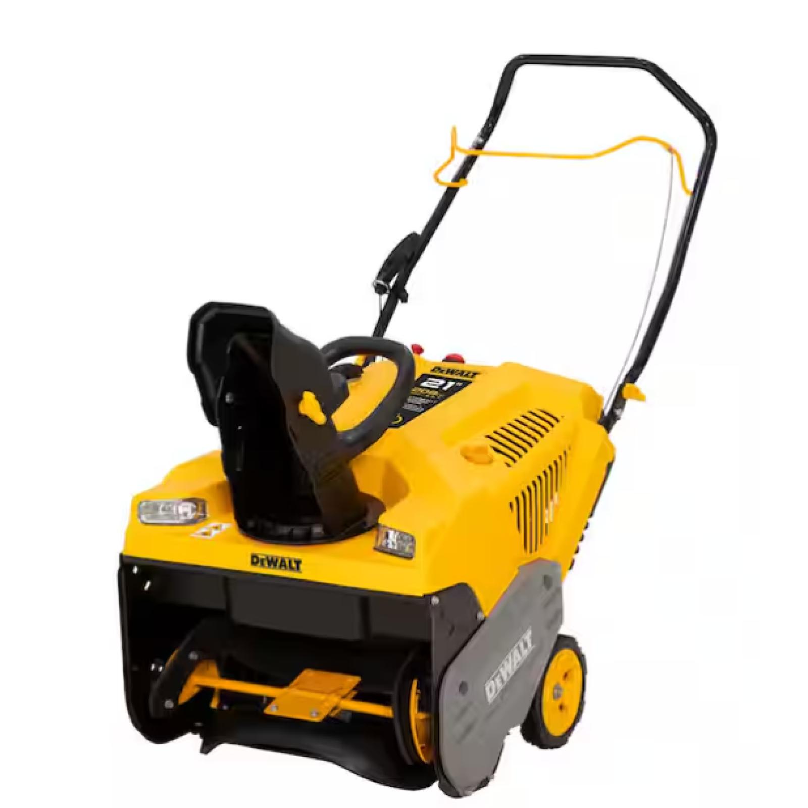 DALLAS LOCATION- NEW!- DEWALT 21 in. 208 cc E-Gov Electric Start Gas Single-Stage Snow Blower