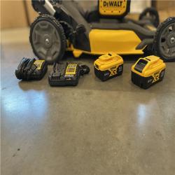 AS-IS - DeWalt 2x20V MAX 21 in. Cordless Battery Powered Self Propelled Lawn Mower Kit
