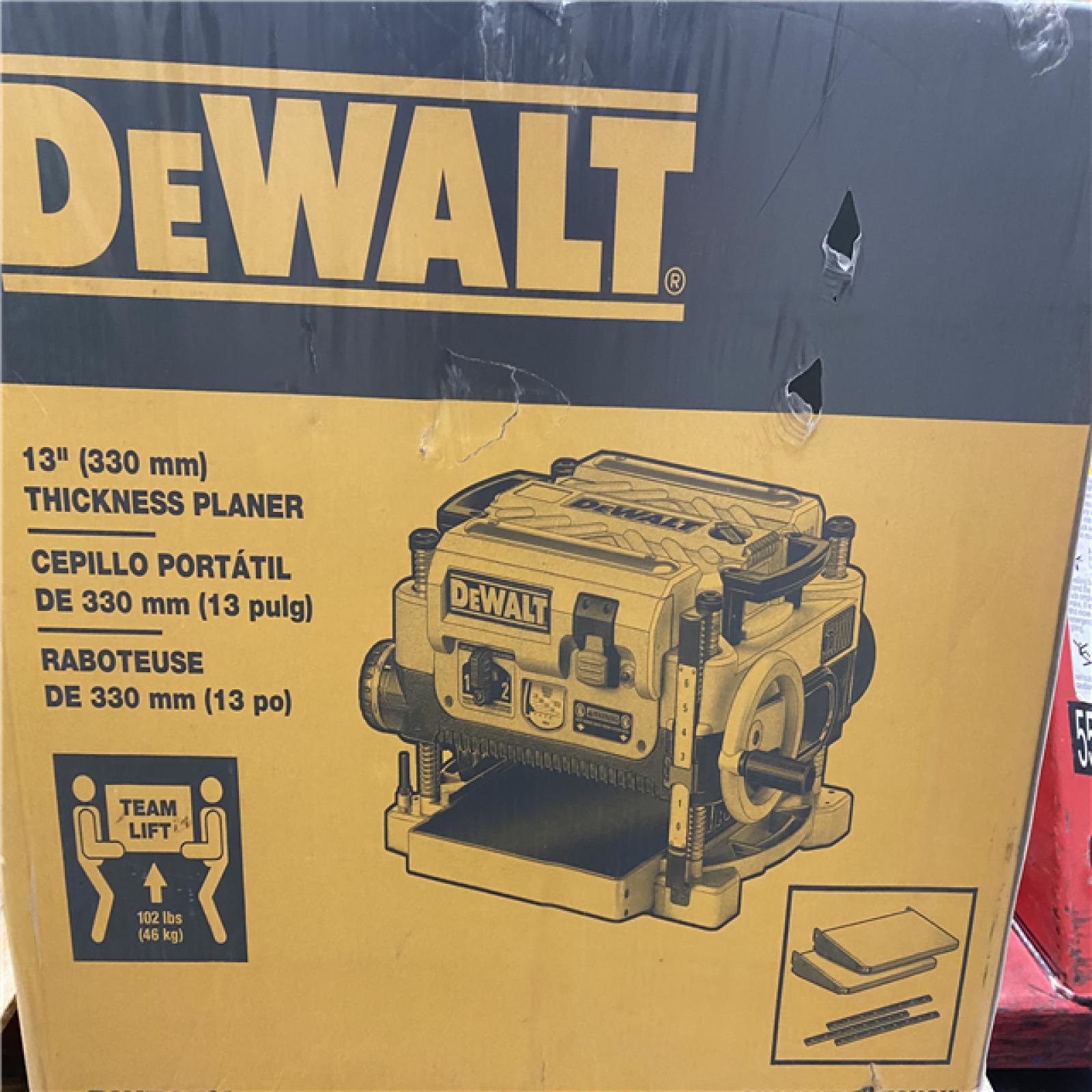 NEW- 15 Amp Corded 13 in. Heavy-Duty 2-Speed Bench Planer