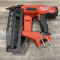AS-IS Milwaukee FUEL 18-Volt Lithium-Ion Brushless Cordless Gen ll 16-Gauge Straight Finish Nailer (Tool Only)