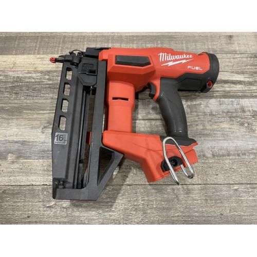 AS-IS Milwaukee FUEL 18-Volt Lithium-Ion Brushless Cordless Gen ll 16-Gauge Straight Finish Nailer (Tool Only)