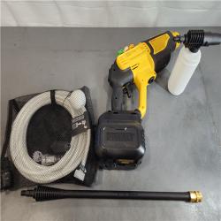 AS-IS DEWALT 20V MAX 550 PSI 1.0 GPM Cold Water Cordless Electric Power Cleaner with 4 Nozzles (Tool Only)