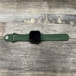 AS-IS Apple Watch Series 7 41mm GPS Green Aluminum Case - Clover Sport Band