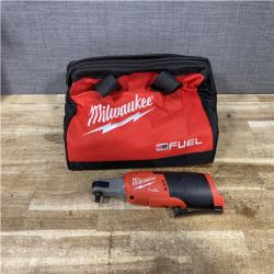 Houston Location AS-IS Milwaukee FUEL 12-Volt Lithium-Ion Brushless Cordless High Speed 3/8 in. Ratchet (Tool-Only)