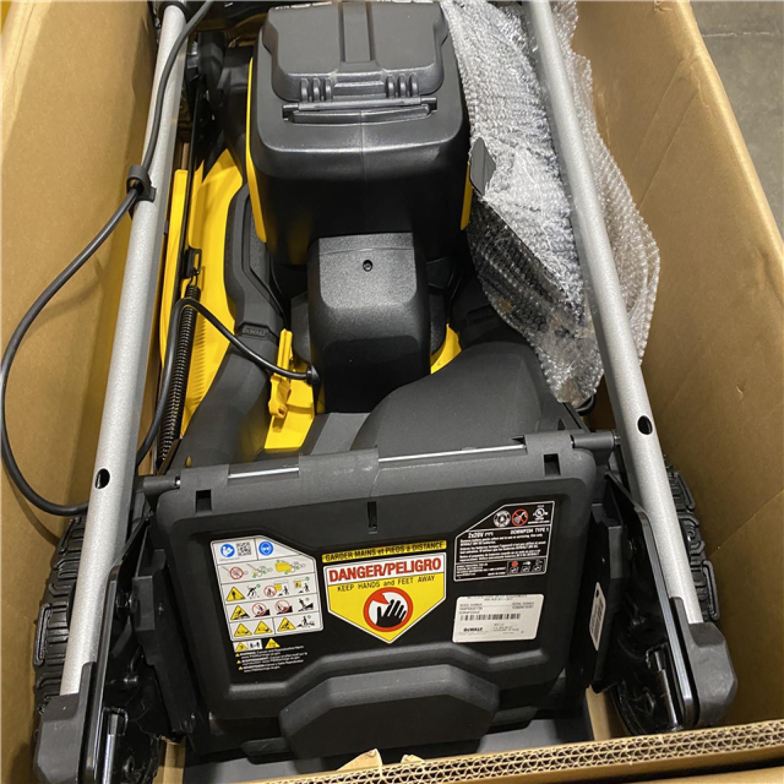 As-Is -DEWALT 2x20V MAX 21 in. Cordless Battery Powered Push Lawn Mower Kit with (2) 10 Ah Batteries and Chargers