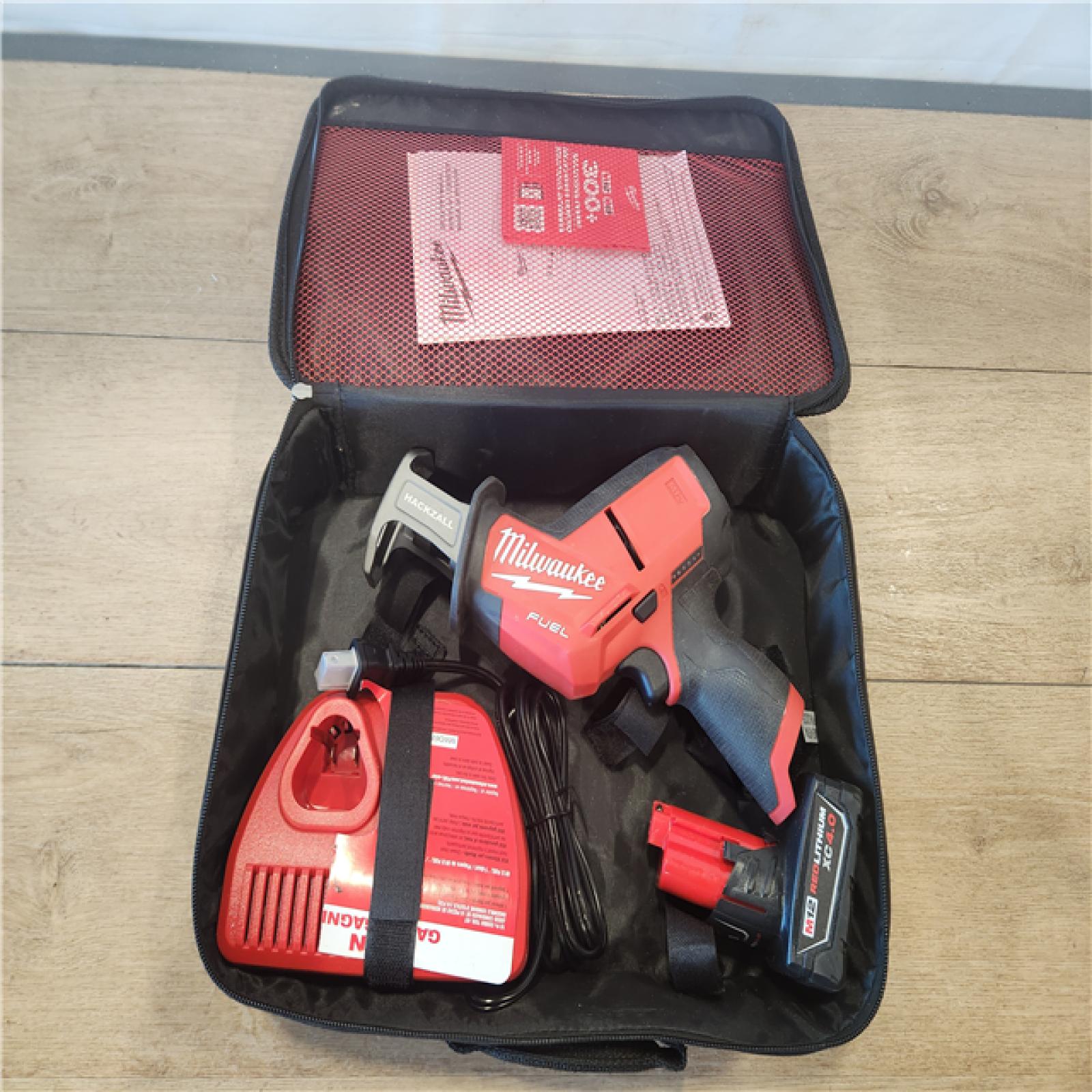 AS-IS- M12 FUEL 12V Lithium-Ion Cordless HACKZALL Reciprocating Saw Kit with M12 Soldering Iron